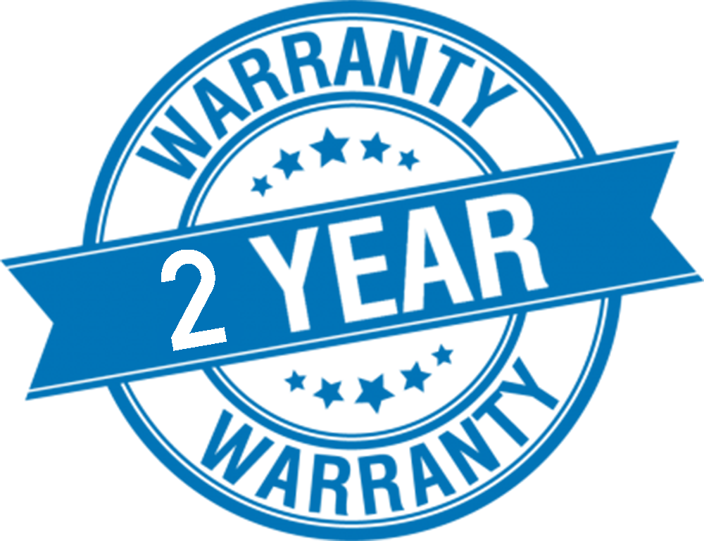 2 Year Warranty
